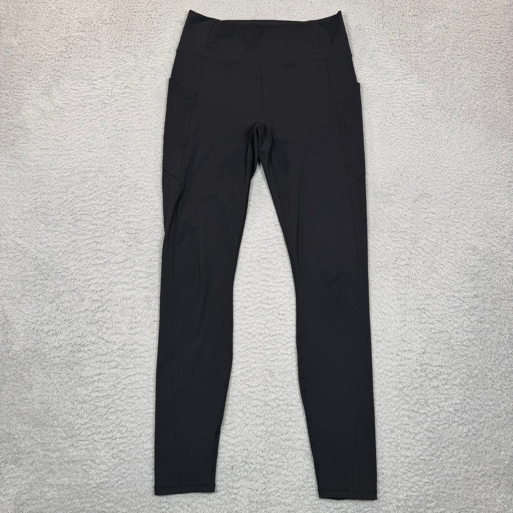 Fabletics PureLuxe Black High Waisted Active Leggings with Pockets Womens Size M
